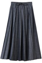 【デパリエ/DEPAREILLE】の4.5oz デニムプリーツスカート インディゴ|ID: prp329100004873415 ipo3291000000037238956