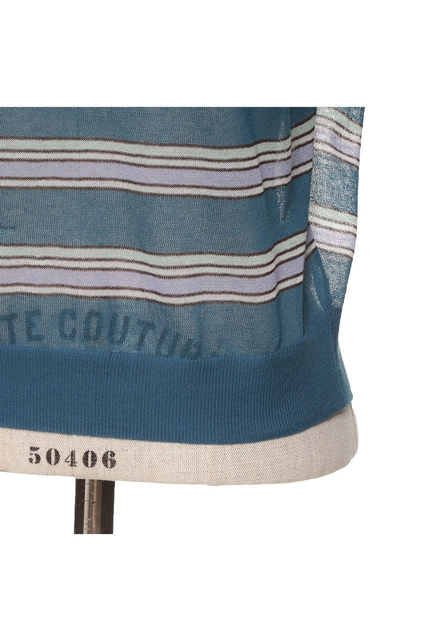 【オブリオ/AUBRIOT】のロージーコットンエステルプルオーバー 人気、トレンドファッション・服の通販 founy(ファニー) 　ファッション　Fashion　レディースファッション　Fashion for Women　トップス・カットソー　Cut & Sew Tops　ニット　Knit Tops & Sweaters　カジュアルプルオーバー・ニットトップス　Pullovers & Knit Tops / Casual Pullovers　ボーダー　Border, Stripe　モダン　Modern, Contemporary　ヴィンテージ　Vintage Style　新作・新入荷　New Arrivals / New In　other-6|ID: prp329100004873435 ipo3291000000036349806