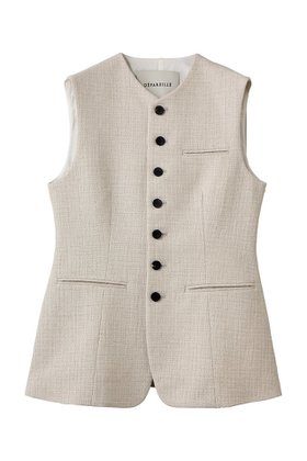 【デパリエ/DEPAREILLE】 スラブツイードジレ人気、トレンドファッション・服の通販 founy(ファニー) ファッション Fashion レディースファッション Fashion for Women アウター Coat / Outerwear Collection レディースジャケット・軽アウター Jackets おすすめ Recommended / Our Picks シェイプ Shape, Slim Fit ジャケット Jacket, Outerwear ノースリーブ Sleeveless, No-Sleeve フロント Front, Front Design ベスト Vest, Waistcoat |ID:prp329100004873436