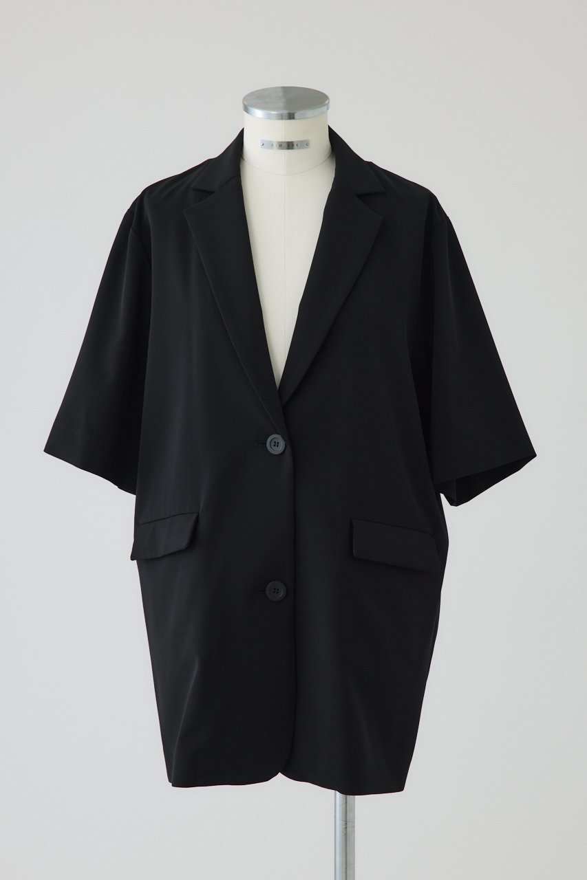 【リムアーク/RIM.ARK】のHidden H/S jacket/ジャケット インテリア・キッズ・メンズ・レディースファッション・服の通販 founy(ファニー) 　ファッション　Fashion　レディースファッション　Fashion for Women　アウター　Coat / Outerwear Collection　レディースジャケット・軽アウター　Jackets　ジャケット　Jacket, Outerwear　ストライプ　Stripe, Striped Pattern　フラップ　Flap, Flap Pocket　ポケット　Pocket, Pocket Detail　夏　Summer　ブラック|ID: prp329100004873452 ipo3291000000036349956