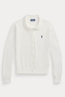 【ラルフローレン/RALPH LAUREN】の【POLO RALPH LAUREN】ポロカラー ボタンド カーディガン 人気、トレンドファッション・服の通販 founy(ファニー) ファッション Fashion レディースファッション Fashion for Women トップス・カットソー Cut & Sew Tops ニット Knit Tops & Sweaters カーディガン・羽織り Layered Style Cardigans カフス Cuff Design カーディガン Cardigan, Knitwear クラシック Classic, Timeless Style スリム Slim, Slim Fit フィット Fit, Slim Fit エレガント 上品 Elegant |ID:prp329100004873464
