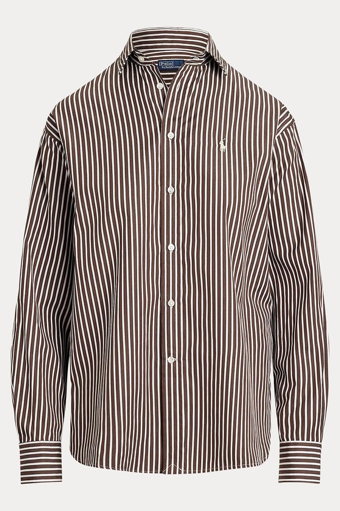 【ラルフローレン/RALPH LAUREN】の【POLO RALPH LAUREN】ストライプド コットン シャツ インテリア・キッズ・メンズ・レディースファッション・服の通販 founy(ファニー) https://founy.com/ ファッション Fashion レディースファッション Fashion for Women トップス・カットソー Cut & Sew Tops シャツ・ブラウス・オフィスカジュアル Elegant Blouses & Button-Ups カフス Cuff Design ストライプ Stripe, Striped Pattern スリーブ Sleeve, Long Sleeve / Short Sleeve フィット Fit, Slim Fit リラックス Relax, Relaxed Fit ロング Long, Long-Length エレガント 上品 Elegant |ID: prp329100004873466 ipo3291000000036389047