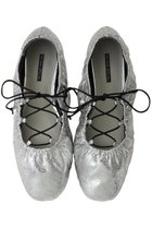 【メゾンスペシャル/MAISON SPECIAL】のLace-Up Gathered Flat Shoes/レースアップギャザーフラットシューズ 大人の最旬トレンドファッション＆コーディネート founy(ファウニー) ファッション Fashion レディースファッション Fashion for Women ギャザー Gathered, Ruffled シューズ Shoes, Footwear シルバー Silver, Metallic Silver トレンド Trend, Trending Now バランス Balance, Style Balance バレエ Ballet, Ballet Style フラット Flat, Flat Shoes レース Lace, Lace Fabric thumbnail SLV(シルバー)|ID: prp329100004873492 ipo3291000000036955324