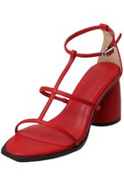 【メゾンスペシャル/MAISON SPECIAL】のPlump Heel Nude Sandals/プランプピールヌーディサンダル 大人の最旬トレンドファッション＆コーディネート founy(ファウニー) ファッション Fashion レディースファッション Fashion for Women サンダル Sandals, Summer Shoes センター Center, Center Line ソックス Socks, Hosiery ドット Polka Dot, Dot Pattern ヌーディ Nude, Nude Tone thumbnail RED(レッド)|ID: prp329100004873509 ipo3291000000036350404