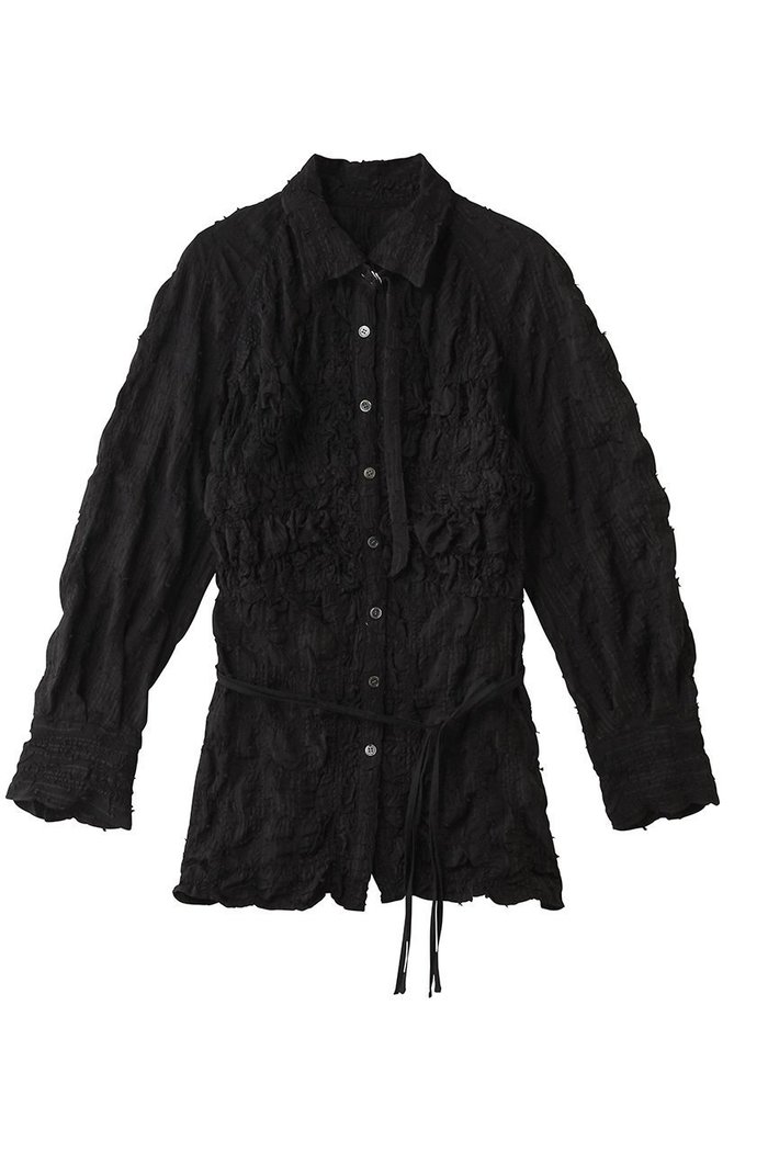 【メゾンスペシャル/MAISON SPECIAL】のSharpened Shape Shirt/シャーリングシェイプシャツ インテリア・キッズ・メンズ・レディースファッション・服の通販 founy(ファニー) https://founy.com/ ファッション Fashion レディースファッション Fashion for Women トップス・カットソー Cut & Sew Tops シャツ・ブラウス・オフィスカジュアル Elegant Blouses & Button-Ups シャーリング Shirring, Ruched スリット Slit, Slit Detail スリーブ Sleeve, Long Sleeve / Short Sleeve ノースリーブ Sleeveless, No-Sleeve ボレロ Bolero, Short Cardigan ロング Long, Long-Length |ID: prp329100004873511 ipo3291000000036350421