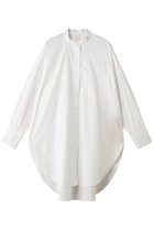 【プレインピープル/PLAIN PEOPLE】のハイカウントストライプバンドカラーシャツ ホワイト|ID: prp329100004873520 ipo3291000000036403351