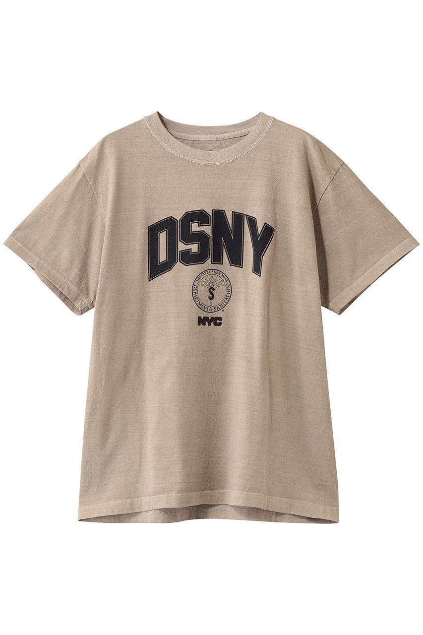 【ガリャルダガランテ/GALLARDAGALANTE】のNYCカットソー インテリア・キッズ・メンズ・レディースファッション・服の通販 founy(ファニー) 　ファッション　Fashion　レディースファッション　Fashion for Women　トップス・カットソー　Cut & Sew Tops　シャツ・ブラウス・オフィスカジュアル　Elegant Blouses & Button-Ups　ロングTシャツ・Tシャツ　Longline T-Shirts & Tees　カットソー・ベーシックTシャツ　Cut-and-Sewn Tops / Stretch Tees & Basics　カットソー　Cut and Sewn Top　ショート　Short, Short Length　スタイリッシュ　Stylish, Fashionable　スリーブ　Sleeve, Long Sleeve / Short Sleeve　ハーフ　Half, Half-Length　夏　Summer　新作・新入荷　New Arrivals / New In　春　Spring　S/S・春夏　SS, Spring/Summer, Warm Season　ベージュ|ID: prp329100004873528 ipo3291000000036350566