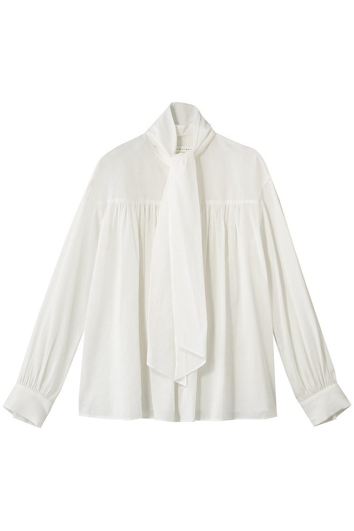 【マルティニーク/martinique】のギャザーボウタイブラウス インテリア・キッズ・メンズ・レディースファッション・服の通販 founy(ファニー) https://founy.com/ ファッション Fashion レディースファッション Fashion for Women トップス・カットソー Cut & Sew Tops シャツ・ブラウス・オフィスカジュアル Elegant Blouses & Button-Ups なめらか Smooth, Silky Texture ギャザー Gathered, Ruffled スリーブ Sleeve, Long Sleeve / Short Sleeve フェミニン Feminine, Girly ロング Long, Long-Length 新作・新入荷 New Arrivals / New In |ID: prp329100004873536 ipo3291000000036403364