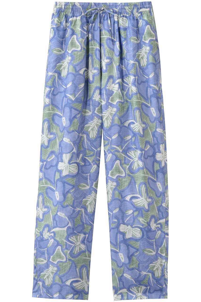 【マルティニーク/martinique】の【BANANATIME】EASY PANTS インテリア・キッズ・メンズ・レディースファッション・服の通販 founy(ファニー) 　ファッション　Fashion　レディースファッション　Fashion for Women　パンツ　Pants & Trousers　シルク　Silk, 100% Silk　プリント　Print, Printed Pattern　リゾート　Resort, Vacation Style　ロング　Long, Long-Length　新作・新入荷　New Arrivals / New In　旅行　Travel　ライラック|ID: prp329100004873545 ipo3291000000036350684
