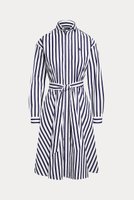 【ラルフローレン/RALPH LAUREN】の【POLO RALPH LAUREN】ベルテッド ストライプド コットン シャツドレス 人気、トレンドファッション・服の通販 founy(ファニー) ファッション Fashion レディースファッション Fashion for Women ワンピース Dresses フォーマル・パーティードレス・結婚式用ドレス Elegant & Casual Dresses チュニック Tunic Tops & Dresses カフス Cuff Design ストライプ Stripe, Striped Pattern チュニック Tunic, Long Top ドレス Dress, One-Piece バランス Balance, Style Balance ロング Long, Long-Length エレガント 上品 Elegant 新作・新入荷 New Arrivals / New In |ID:prp329100004873552