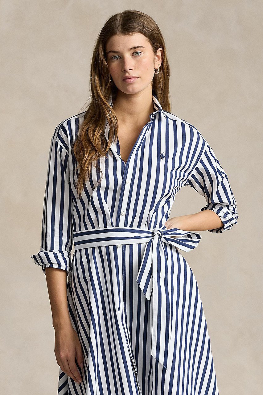 【ラルフローレン/RALPH LAUREN】の【POLO RALPH LAUREN】ベルテッド ストライプド コットン シャツドレス 人気、トレンドファッション・服の通販 founy(ファニー) ファッション Fashion レディースファッション Fashion for Women ワンピース Dresses フォーマル・パーティードレス・結婚式用ドレス Elegant & Casual Dresses チュニック Tunic Tops & Dresses カフス Cuff Design ストライプ Stripe, Striped Pattern チュニック Tunic, Long Top ドレス Dress, One-Piece バランス Balance, Style Balance ロング Long, Long-Length エレガント 上品 Elegant 新作・新入荷 New Arrivals / New In other-2|ID: prp329100004873552 ipo3291000000036350746
