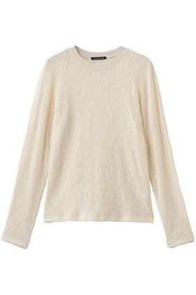 【ミズイロ インド/mizuiro ind】のlace crew neck T shirt シャツ 人気、トレンドファッション・服の通販 founy(ファニー) ファッション Fashion レディースファッション Fashion for Women トップス・カットソー Cut & Sew Tops シャツ・ブラウス・オフィスカジュアル Elegant Blouses & Button-Ups ロングTシャツ・Tシャツ Longline T-Shirts & Tees カットソー・ベーシックTシャツ Cut-and-Sewn Tops / Stretch Tees & Basics インナー Innerwear シアー Sheer, See-Through ジャケット Jacket, Outerwear スリーブ Sleeve, Long Sleeve / Short Sleeve レース Lace, Lace Fabric ロング Long, Long-Length 夏 Summer 新作・新入荷 New Arrivals / New In 春 Spring S/S・春夏 SS, Spring/Summer, Warm Season |ID:prp329100004873556