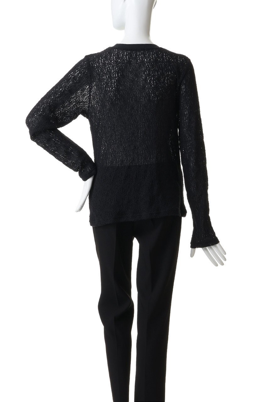 【ミズイロ インド/mizuiro ind】のlace crew neck T shirt シャツ 人気、トレンドファッション・服の通販 founy(ファニー) 　ファッション　Fashion　レディースファッション　Fashion for Women　トップス・カットソー　Cut & Sew Tops　シャツ・ブラウス・オフィスカジュアル　Elegant Blouses & Button-Ups　ロングTシャツ・Tシャツ　Longline T-Shirts & Tees　カットソー・ベーシックTシャツ　Cut-and-Sewn Tops / Stretch Tees & Basics　インナー　Innerwear　シアー　Sheer, See-Through　ジャケット　Jacket, Outerwear　スリーブ　Sleeve, Long Sleeve / Short Sleeve　レース　Lace, Lace Fabric　ロング　Long, Long-Length　夏　Summer　新作・新入荷　New Arrivals / New In　春　Spring　S/S・春夏　SS, Spring/Summer, Warm Season　other-4|ID: prp329100004873556 ipo3291000000036350781