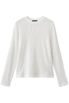 【ミズイロ インド/mizuiro ind】のlace crew neck T shirt シャツ 大人の最旬トレンドファッション＆コーディネート founy(ファウニー) ファッション Fashion レディースファッション Fashion for Women トップス・カットソー Cut & Sew Tops シャツ・ブラウス・オフィスカジュアル Elegant Blouses & Button-Ups ロングTシャツ・Tシャツ Longline T-Shirts & Tees カットソー・ベーシックTシャツ Cut-and-Sewn Tops / Stretch Tees & Basics インナー Innerwear シアー Sheer, See-Through ジャケット Jacket, Outerwear スリーブ Sleeve, Long Sleeve / Short Sleeve レース Lace, Lace Fabric ロング Long, Long-Length 再入荷 Restock / Back in Stock 夏 Summer 春 Spring S/S・春夏 SS, Spring/Summer, Warm Season thumbnail off white|ID: prp329100004873557 ipo3291000000036716249