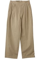 【エリオポール/heliopole】のCINCH BACKパンツ 人気、トレンドファッション・服の通販 founy(ファニー) ファッション Fashion レディースファッション Fashion for Women パンツ Pants & Trousers ストレート Straight, Straight Cut thumbnail ベージュ|ID: prp329100004873560 ipo3291000000036350811