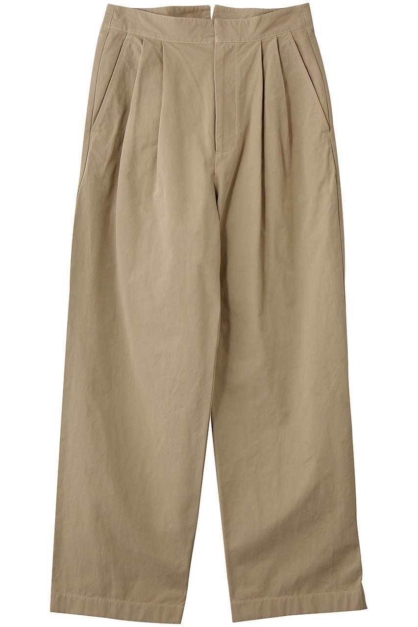 【エリオポール/heliopole】のCINCH BACKパンツ インテリア・キッズ・メンズ・レディースファッション・服の通販 founy(ファニー) 　ファッション　Fashion　レディースファッション　Fashion for Women　パンツ　Pants & Trousers　ストレート　Straight, Straight Cut　ベージュ|ID: prp329100004873560 ipo3291000000036350811