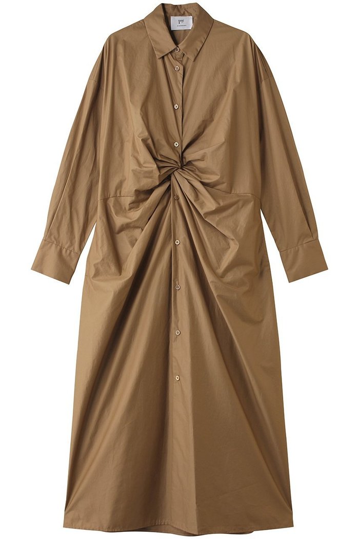 【プルミエ アロンディスモン/1er Arrondissement】のハイカウントチンツツイストシャツワンピース インテリア・キッズ・メンズ・レディースファッション・服の通販 founy(ファニー) https://founy.com/ ファッション Fashion レディースファッション Fashion for Women ワンピース Dresses シャツワンピース / 1枚で着映えコーデ Shirt Dresses チュニック Tunic Tops & Dresses コーティング Coating, Coated Finish シリコン Silicone, Silicone Material タイプライター Typewriter Fabric, Crisp Cotton チュニック Tunic, Long Top ツイスト Tweed, Tweed Fabric エレガント 上品 Elegant 新作・新入荷 New Arrivals / New In |ID: prp329100004873589 ipo3291000000036351017