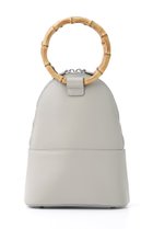 【エジュー/ajew】のBamboo Q leather bag 大人の最旬トレンドファッション＆コーディネート founy(ファウニー) ファッション Fashion レディースファッション Fashion for Women バッグ Bags クラシック Classic, Timeless Style シンプル Simple, Minimal タンブラー Tumbler, Travel Mug ダブル Double, Double-Breasted thumbnail gray|ID: prp329100004873590 ipo3291000000036955486