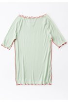 【グッド ピープル グッド ステッチング グッド プロダクト/GOOD PEOPLE GOOD STITCHING GOOD PRODUCT】のメロウエッジ ハーフスリーブ Tシャツ 人気、トレンドファッション・服の通販 founy(ファニー) ファッション Fashion レディースファッション Fashion for Women トップス・カットソー Cut & Sew Tops シャツ・ブラウス・オフィスカジュアル Elegant Blouses & Button-Ups ロングTシャツ・Tシャツ Longline T-Shirts & Tees カットソー・ベーシックTシャツ Cut-and-Sewn Tops / Stretch Tees & Basics グラフィック Graphic, Graphic Design ショート Short, Short Length ストレッチ Stretch, Stretchy Fabric スリーブ Sleeve, Long Sleeve / Short Sleeve ハーフ Half, Half-Length 新作・新入荷 New Arrivals / New In thumbnail ヴェリーライトグリーン|ID: prp329100004873620 ipo3291000000036351300