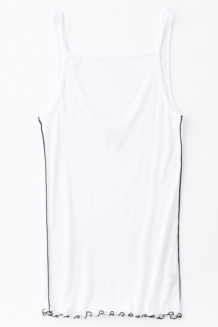 【グッド ピープル グッド ステッチング グッド プロダクト/GOOD PEOPLE GOOD STITCHING GOOD PRODUCT】のメローエッジ タンク トップ インテリア・キッズ・メンズ・レディースファッション・服の通販 founy(ファニー) https://founy.com/ ファッション Fashion レディースファッション Fashion for Women トップス・カットソー Cut & Sew Tops キャミソール&ノースリーブ Camisoles & Sleeveless Tops シャツ・ブラウス・オフィスカジュアル Elegant Blouses & Button-Ups ロングTシャツ・Tシャツ Longline T-Shirts & Tees カットソー・ベーシックTシャツ Cut-and-Sewn Tops / Stretch Tees & Basics キャミソール Camisole, Spaghetti Strap Top グラフィック Graphic, Graphic Design ストレッチ Stretch, Stretchy Fabric タンク Tank Top, Sleeveless Top 新作・新入荷 New Arrivals / New In |ID: prp329100004873622 ipo3291000000036351317