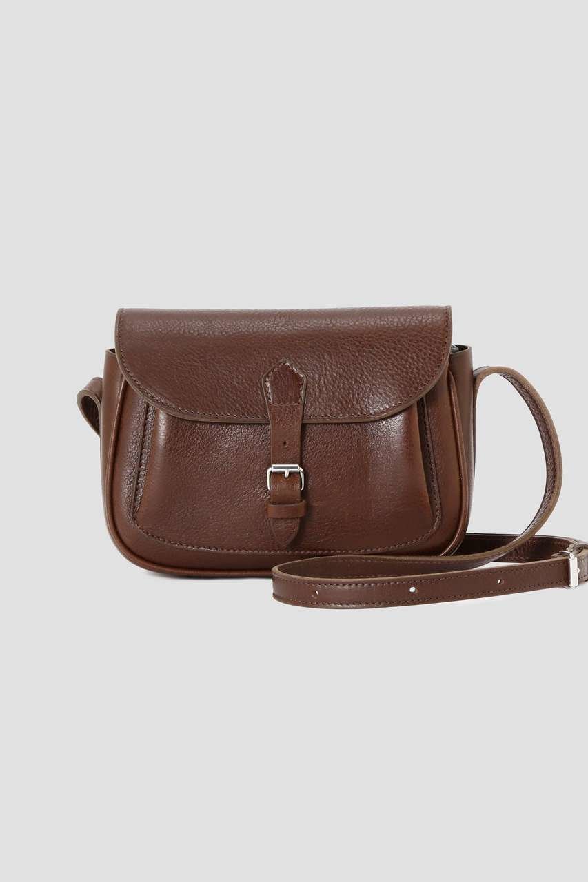 【マーガレットハウエル/MARGARET HOWELL】のSADDLE LEATHER BAG インテリア・キッズ・メンズ・レディースファッション・服の通販 founy(ファニー) 　ファッション　Fashion　レディースファッション　Fashion for Women　バッグ　Bags　イタリア　Italy　クラシック　Classic, Timeless Style　ショルダー　Shoulder, Shoulder Strap　スマート　Smart, Elegant　バランス　Balance, Style Balance　フォルム　Silhouette, Form　財布　Wallet, Purse　ブラウン|ID: prp329100004873636 ipo3291000000036895325