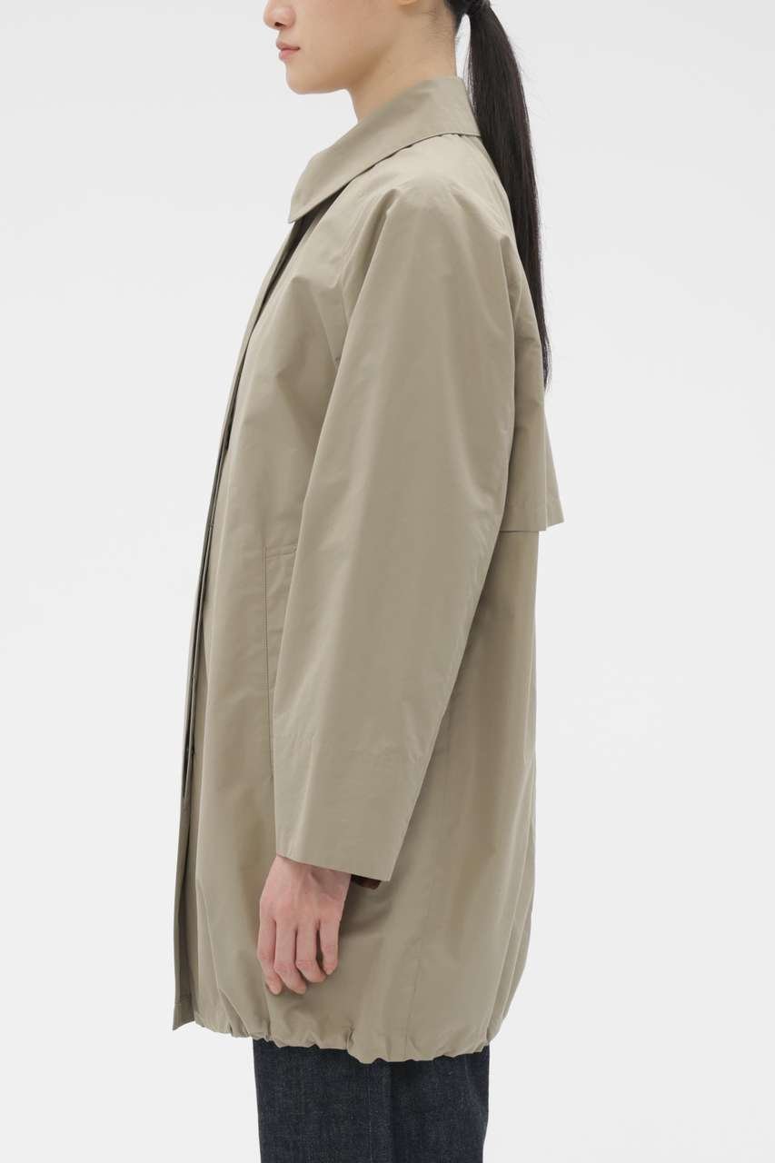 【マーガレットハウエル/MARGARET HOWELL】のDENSE COTTON NYLON POPLIN COAT 人気、トレンドファッション・服の通販 founy(ファニー) 　ファッション　Fashion　レディースファッション　Fashion for Women　アウター　Coat / Outerwear Collection　コート・ロングコート・ピーコート　Long Coats, Peacoats & More　なめらか　Smooth, Silky Texture　クラシカル　Classical, Vintage-Inspired　スピンドル　Spindle, Drawcord　スポーティ　Sporty, Casual Athletic　スリーブ　Sleeve, Long Sleeve / Short Sleeve　ミドル　Middle Length, Mid Height　ロング　Long, Long-Length　エレガント 上品　Elegant　新作・新入荷　New Arrivals / New In　other-3|ID: prp329100004873673 ipo3291000000036351729