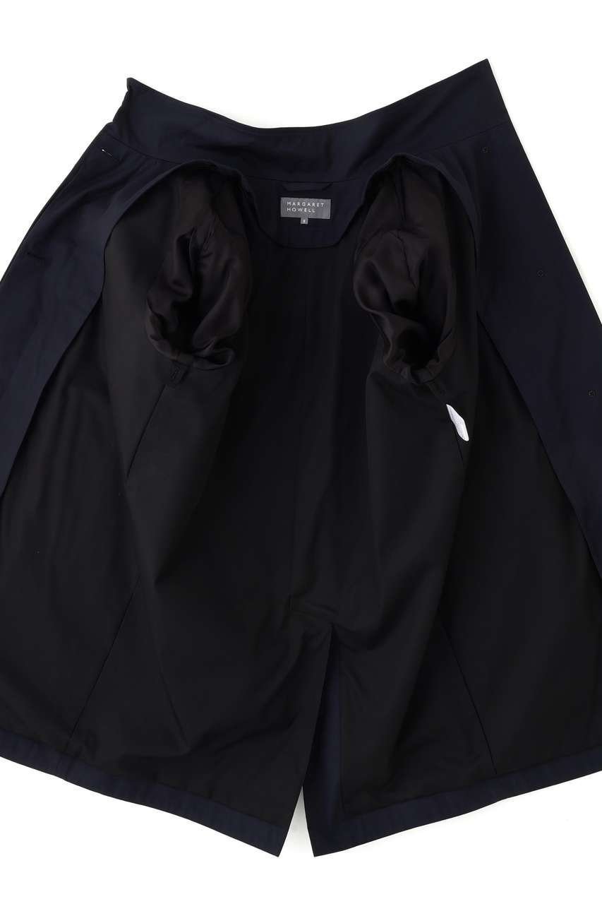 【マーガレットハウエル/MARGARET HOWELL】のCOTTON NYLON GABARDINE COAT 人気、トレンドファッション・服の通販 founy(ファニー) 　ファッション　Fashion　レディースファッション　Fashion for Women　アウター　Coat / Outerwear Collection　コート・ロングコート・ピーコート　Long Coats, Peacoats & More　スタンド　Stand Collar, Upright Stand　フラップ　Flap, Flap Pocket　ライナー　Liner, Inner Layer　ロング　Long, Long-Length　新作・新入荷　New Arrivals / New In　other-7|ID: prp329100004873683 ipo3291000000036351825
