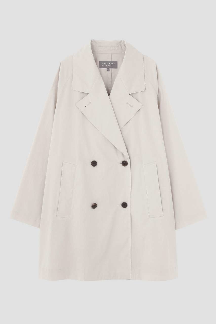 【マーガレットハウエル/MARGARET HOWELL】のFINE COTTON COATING COAT 人気、トレンドファッション・服の通販 founy(ファニー) 　ファッション　Fashion　レディースファッション　Fashion for Women　アウター　Coat / Outerwear Collection　コート・ロングコート・ピーコート　Long Coats, Peacoats & More　アクリル　Acrylic Material　コーティング　Coating, Coated Finish　ショート　Short, Short Length　マニッシュ　Mannish, Boyish　モダン　Modern, Contemporary　ロールアップ　Roll-Up, Cuffed Hem　エレガント 上品　Elegant　新作・新入荷　New Arrivals / New In　軽量　Lightweight, Ultra Light　other-3|ID: prp329100004873684 ipo3291000000036351837