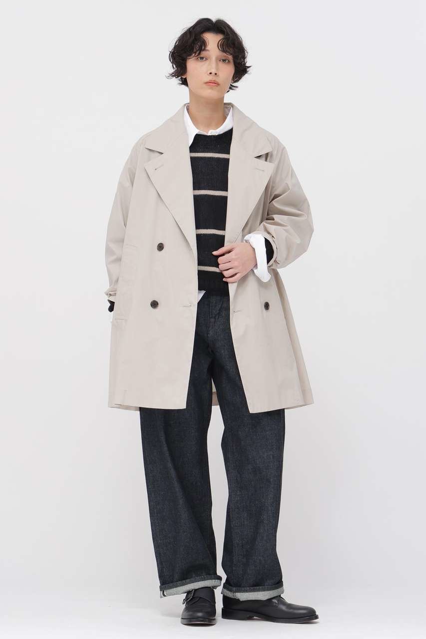 【マーガレットハウエル/MARGARET HOWELL】のFINE COTTON COATING COAT 人気、トレンドファッション・服の通販 founy(ファニー) 　ファッション　Fashion　レディースファッション　Fashion for Women　アウター　Coat / Outerwear Collection　コート・ロングコート・ピーコート　Long Coats, Peacoats & More　アクリル　Acrylic Material　コーティング　Coating, Coated Finish　ショート　Short, Short Length　マニッシュ　Mannish, Boyish　モダン　Modern, Contemporary　ロールアップ　Roll-Up, Cuffed Hem　エレガント 上品　Elegant　新作・新入荷　New Arrivals / New In　軽量　Lightweight, Ultra Light　other-2|ID: prp329100004873685 ipo3291000000036351834