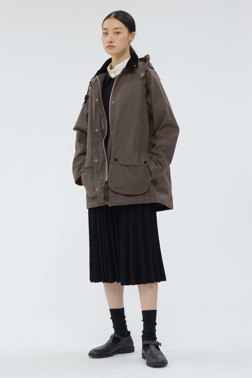 【マーガレットハウエル/MARGARET HOWELL】のWAXED COTTON BLOUSON 人気、トレンドファッション・服の通販 founy(ファニー) 　ファッション　Fashion　レディースファッション　Fashion for Women　アウター　Coat / Outerwear Collection　レディースジャケット・軽アウター　Jackets　ブルゾンジャケット・スポーティアウター　Blouson Jackets　アウトドア　Outdoor Clothing　コーデュロイ　Corduroy, Cord Fabric　ジャケット　Jacket, Outerwear　スリーブ　Sleeve, Long Sleeve / Short Sleeve　なめらか　Smooth, Silky Texture　フラップ　Flap, Flap Pocket　ブルゾン　Blouson, Bomber Jacket　ポケット　Pocket, Pocket Detail　防寒　Cold Protection, Winter-Ready　モダン　Modern, Contemporary　リラックス　Relax, Relaxed Fit　ワイヤー　Wire, Wired Bra　新作・新入荷　New Arrivals / New In　other-2|ID: prp329100004873686 ipo3291000000036351851