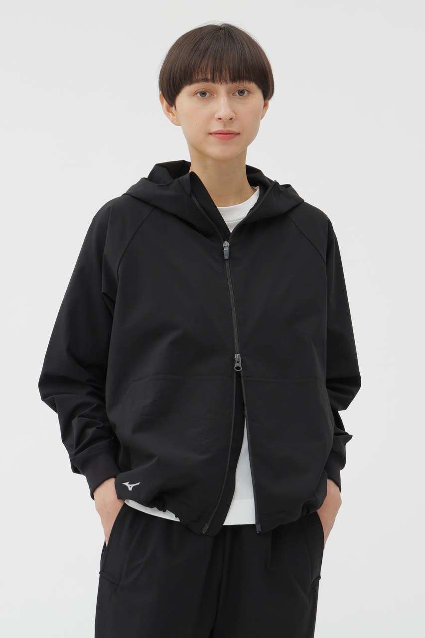 【マーガレットハウエル/MARGARET HOWELL】のSTRETCH POLYESTER HEAVY POPLIN BLOUSON インテリア・キッズ・メンズ・レディースファッション・服の通販 founy(ファニー) 　ファッション　Fashion　レディースファッション　Fashion for Women　アウター　Coat / Outerwear Collection　レディースジャケット・軽アウター　Jackets　ブルゾンジャケット・スポーティアウター　Blouson Jackets　コレクション　Collection, Seasonal Line　ジャケット　Jacket, Outerwear　ストレッチ　Stretch, Stretchy Fabric　スピンドル　Spindle, Drawcord　ブルゾン　Blouson, Bomber Jacket　マーガレット　Marguerite, Daisy Pattern　ブラック|ID: prp329100004873690 ipo3291000000036873553