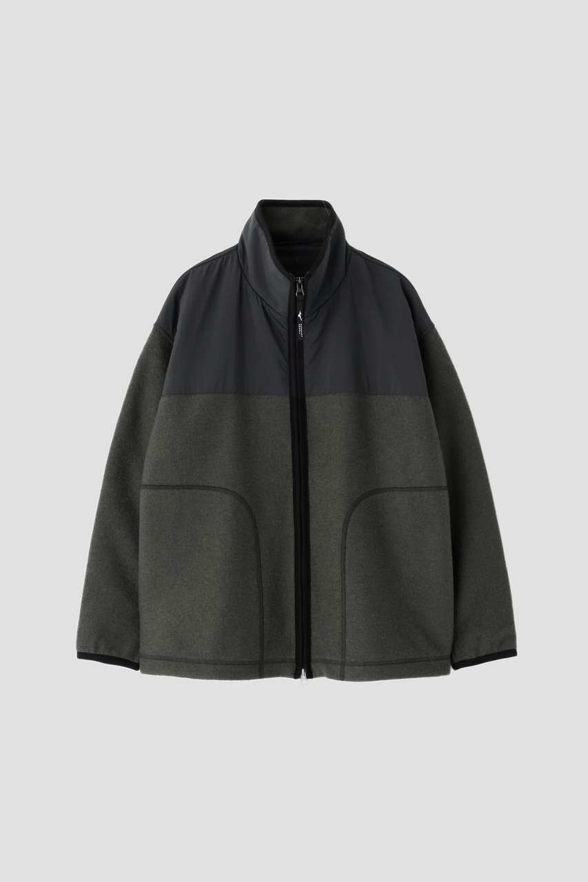 【マーガレットハウエル/MARGARET HOWELL】のWOOL NYLON COMPRESSED JERSEY BLOUSON 人気、トレンドファッション・服の通販 founy(ファニー) 　ファッション　Fashion　レディースファッション　Fashion for Women　アウター　Coat / Outerwear Collection　レディースジャケット・軽アウター　Jackets　ブルゾンジャケット・スポーティアウター　Blouson Jackets　コレクション　Collection, Seasonal Line　ショルダー　Shoulder, Shoulder Strap　ジャケット　Jacket, Outerwear　ブルゾン　Blouson, Bomber Jacket　マーガレット　Marguerite, Daisy Pattern　切替　Switching, Contrast Panel　新作・新入荷　New Arrivals / New In　other-4|ID: prp329100004873692 ipo3291000000036351910