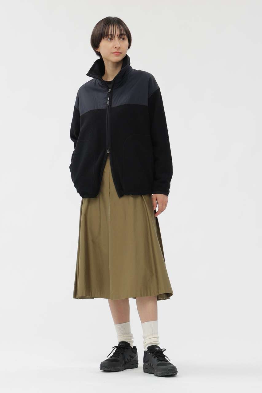 【マーガレットハウエル/MARGARET HOWELL】のWOOL NYLON COMPRESSED JERSEY BLOUSON 大人の最旬トレンドファッション＆コーディネート founy(ファウニー) 　ファッション　Fashion　レディースファッション　Fashion for Women　アウター　Coat / Outerwear Collection　レディースジャケット・軽アウター　Jackets　ブルゾンジャケット・スポーティアウター　Blouson Jackets　コレクション　Collection, Seasonal Line　ショルダー　Shoulder, Shoulder Strap　ジャケット　Jacket, Outerwear　ブルゾン　Blouson, Bomber Jacket　マーガレット　Marguerite, Daisy Pattern　切替　Switching, Contrast Panel　other-2|ID: prp329100004873693 ipo3291000000036826627