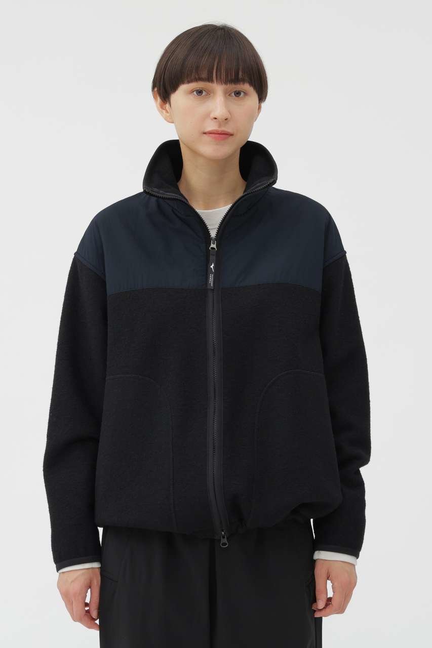 【マーガレットハウエル/MARGARET HOWELL】のWOOL NYLON COMPRESSED JERSEY BLOUSON 大人の最旬トレンドファッション＆コーディネート founy(ファウニー) 　ファッション　Fashion　レディースファッション　Fashion for Women　アウター　Coat / Outerwear Collection　レディースジャケット・軽アウター　Jackets　ブルゾンジャケット・スポーティアウター　Blouson Jackets　コレクション　Collection, Seasonal Line　ショルダー　Shoulder, Shoulder Strap　ジャケット　Jacket, Outerwear　ブルゾン　Blouson, Bomber Jacket　マーガレット　Marguerite, Daisy Pattern　切替　Switching, Contrast Panel　other-4|ID: prp329100004873693 ipo3291000000036826629