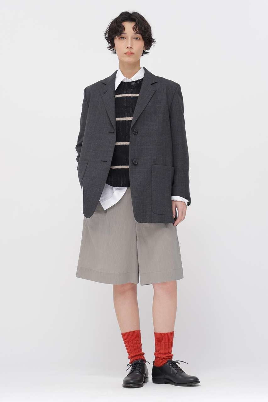 【マーガレットハウエル/MARGARET HOWELL】のCRISP WOOL PLAINWEAVE JACKET 人気、トレンドファッション・服の通販 founy(ファニー) 　ファッション　Fashion　レディースファッション　Fashion for Women　アウター　Coat / Outerwear Collection　レディースジャケット・軽アウター　Jackets　おすすめ　Recommended / Our Picks　ジャケット　Jacket, Outerwear　セットアップ　Set-Up, Coordinated Outfit　モダン　Modern, Contemporary　ロング　Long, Long-Length　新作・新入荷　New Arrivals / New In　other-3|ID: prp329100004873709 ipo3291000000036352043