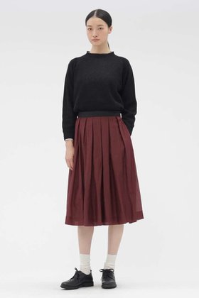 【マーガレットハウエル/MARGARET HOWELL】のSHEER COTTON SILK SKIRT 人気、トレンドファッション・服の通販 founy(ファニー) ファッション Fashion レディースファッション Fashion for Women スカート Skirts ロングスカート Long Skirts / Maxi & Midi Skirts グログラン Grosgrain, Grosgrain Ribbon シアー Sheer, See-Through シルク Silk, 100% Silk ダブル Double, Double-Breasted バランス Balance, Style Balance ロング Long, Long-Length エレガント 上品 Elegant |ID:prp329100004873735