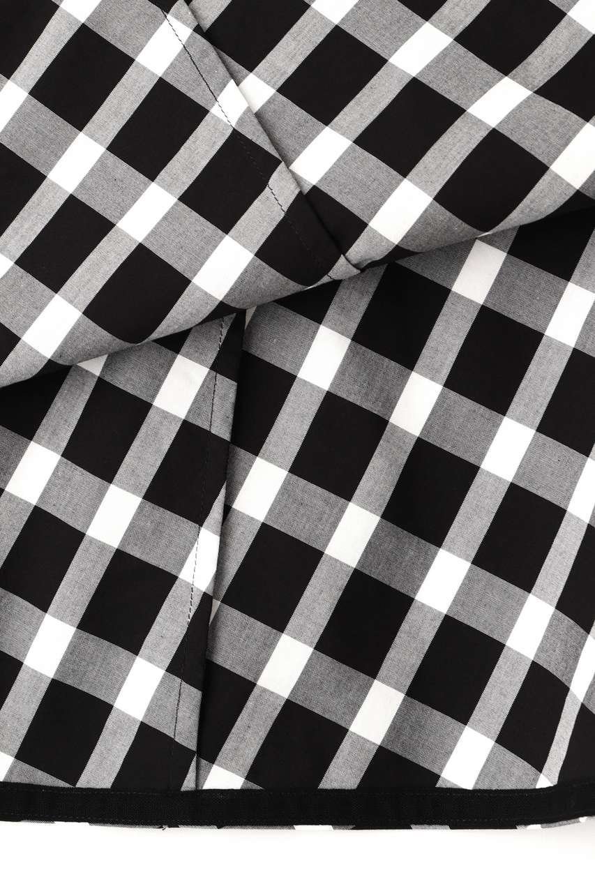 【マーガレットハウエル/MARGARET HOWELL】のCOTTON CHECK SKIRT 人気、トレンドファッション・服の通販 founy(ファニー) ファッション Fashion レディースファッション Fashion for Women スカート Skirts ロングスカート Long Skirts / Maxi & Midi Skirts チェック Check, Plaid, Tartan フレア Flare, Flared モノトーン Monotone, Black and White ロング Long, Long-Length 切替 Switching, Contrast Panel 新作・新入荷 New Arrivals / New In other-5|ID: prp329100004873737 ipo3291000000036352275