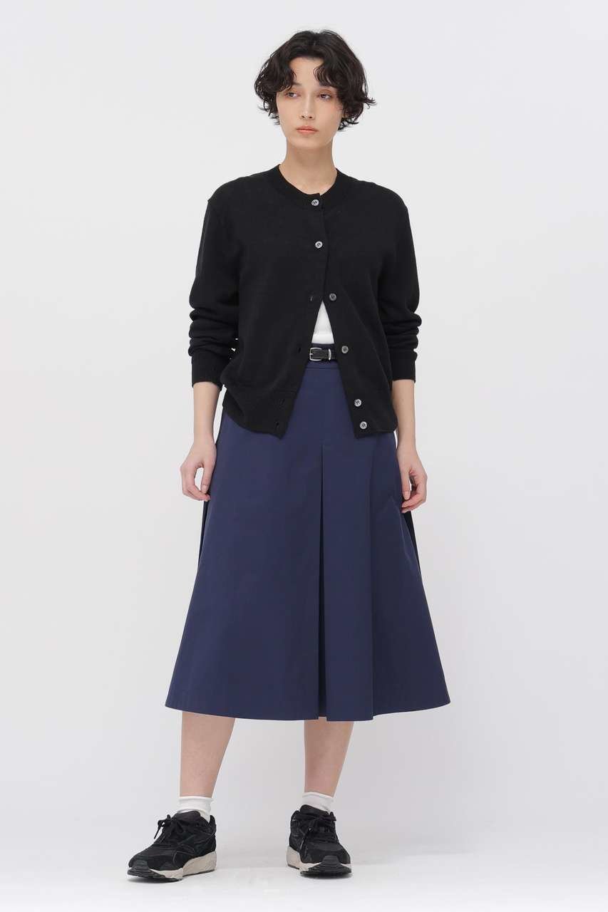 【マーガレットハウエル/MARGARET HOWELL】のSTIFF COTTON TWILL SKIRT インテリア・キッズ・メンズ・レディースファッション・服の通販 founy(ファウニー) 　ファッション　Fashion　レディースファッション　Fashion for Women　スカート　Skirts　ロングスカート　Long Skirts / Maxi & Midi Skirts　ツイル　Twist, Twisted Detail　バランス　Balance, Style Balance　プリーツ　Pleats, Pleated　ボックス　Boxy, Box Shape　ロング　Long, Long-Length　エレガント 上品　Elegant　夏　Summer　春　Spring　S/S・春夏　SS, Spring/Summer, Warm Season　ブルー|ID: prp329100004873741 ipo3291000000036411296