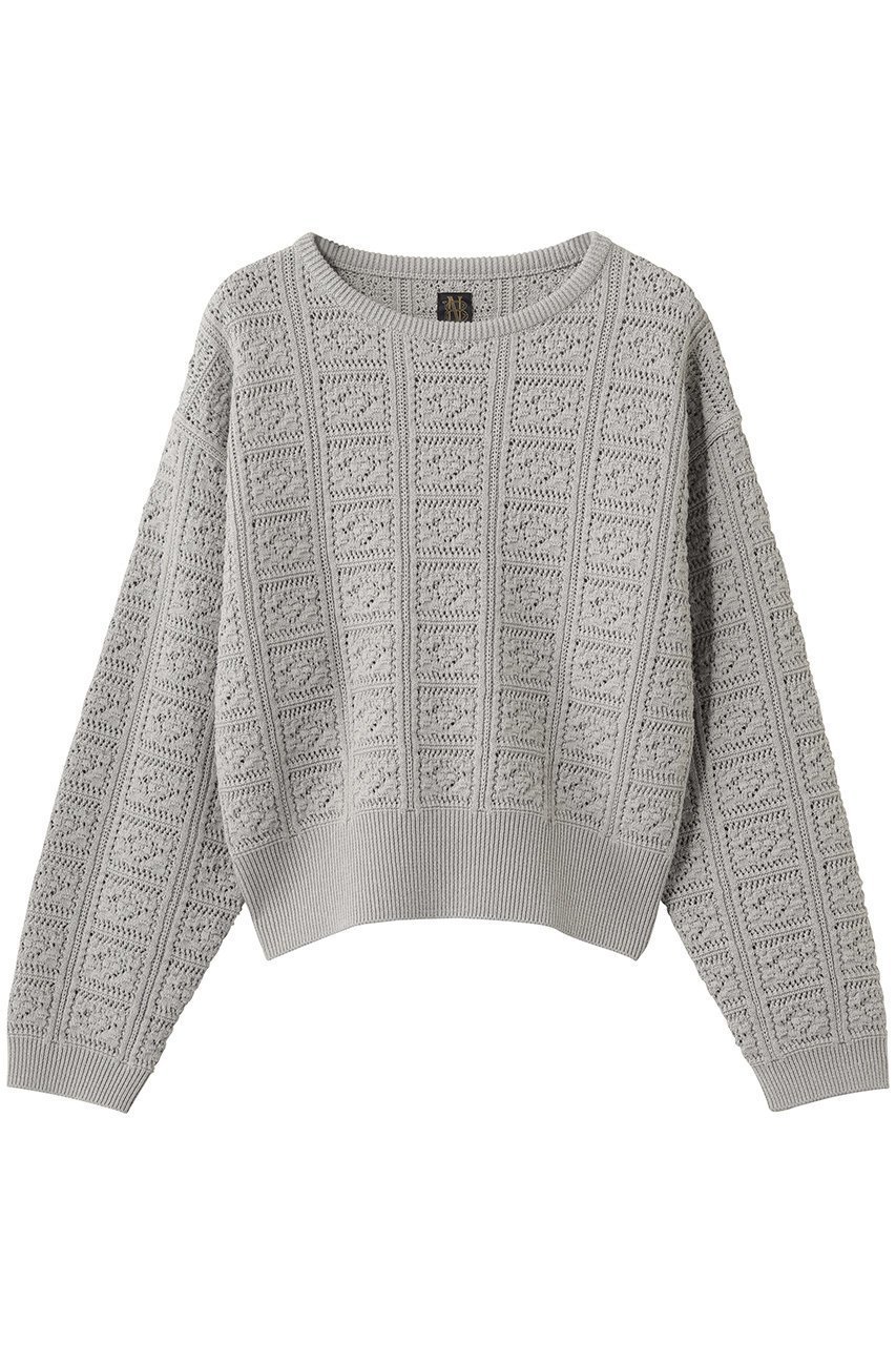 【バトナー/BATONER】のGRASSY レース クルーネック 人気、トレンドファッション・服の通販 founy(ファニー) ファッション Fashion レディースファッション Fashion for Women トップス・カットソー Cut & Sew Tops ニット Knit Tops & Sweaters カジュアルプルオーバー・ニットトップス Pullovers & Knit Tops / Casual Pullovers クロシェ Crochet, Knitted Lace レース Lace, Lace Fabric 手編み Hand-Knitted, Handmade Knit 新作・新入荷 New Arrivals / New In other-1|ID: prp329100004873752 ipo3291000000036352360