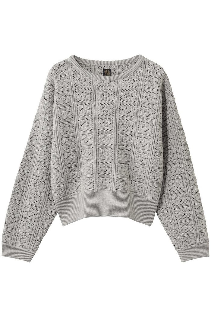 【バトナー/BATONER】のGRASSY レース クルーネック インテリア・キッズ・メンズ・レディースファッション・服の通販 founy(ファニー) https://founy.com/ ファッション Fashion レディースファッション Fashion for Women トップス・カットソー Cut & Sew Tops ニット Knit Tops & Sweaters カジュアルプルオーバー・ニットトップス Pullovers & Knit Tops / Casual Pullovers クロシェ Crochet, Knitted Lace レース Lace, Lace Fabric 再入荷 Restock / Back in Stock 手編み Hand-Knitted, Handmade Knit |ID: prp329100004873753 ipo3291000000037239246