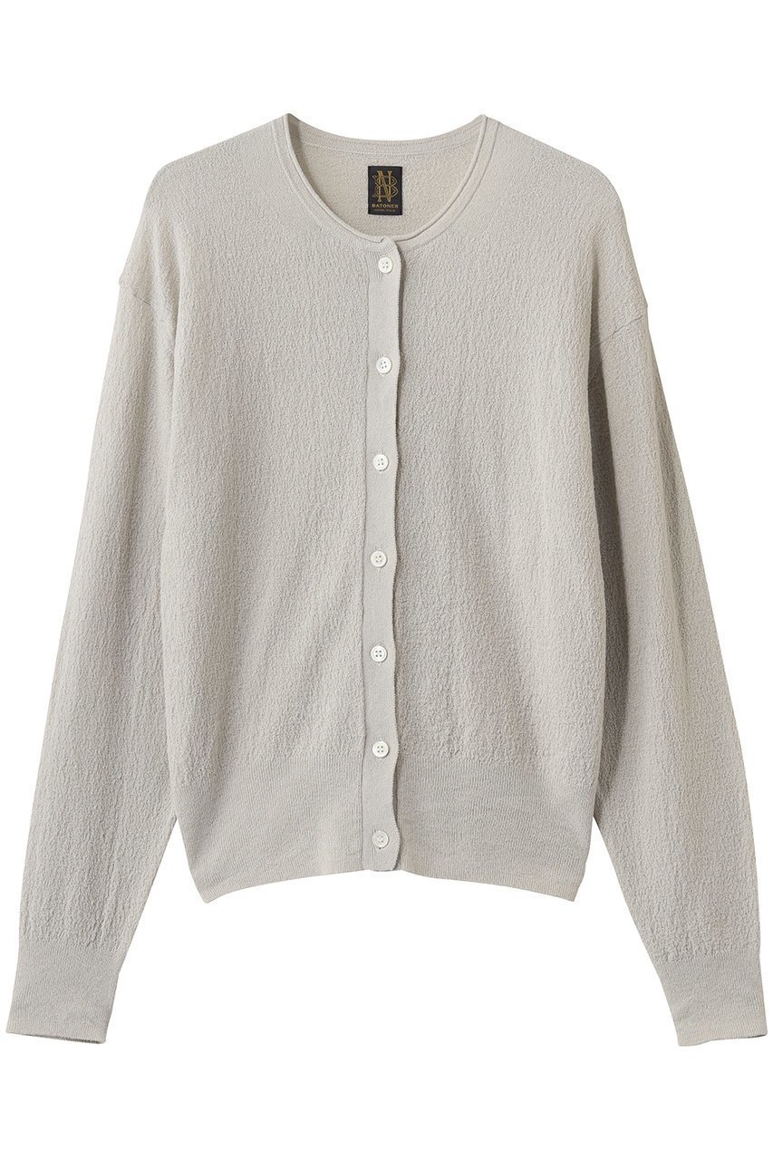 【バトナー/BATONER】のAMUNDSEN クルーネック カーディガン インテリア・キッズ・メンズ・レディースファッション・服の通販 founy(ファニー) 　ファッション　Fashion　レディースファッション　Fashion for Women　トップス・カットソー　Cut & Sew Tops　ニット　Knit Tops & Sweaters　カーディガン・羽織り　Layered Style Cardigans　カーディガン　Cardigan, Knitwear　新作・新入荷　New Arrivals / New In　シアーベージュ|ID: prp329100004873756 ipo3291000000036352390