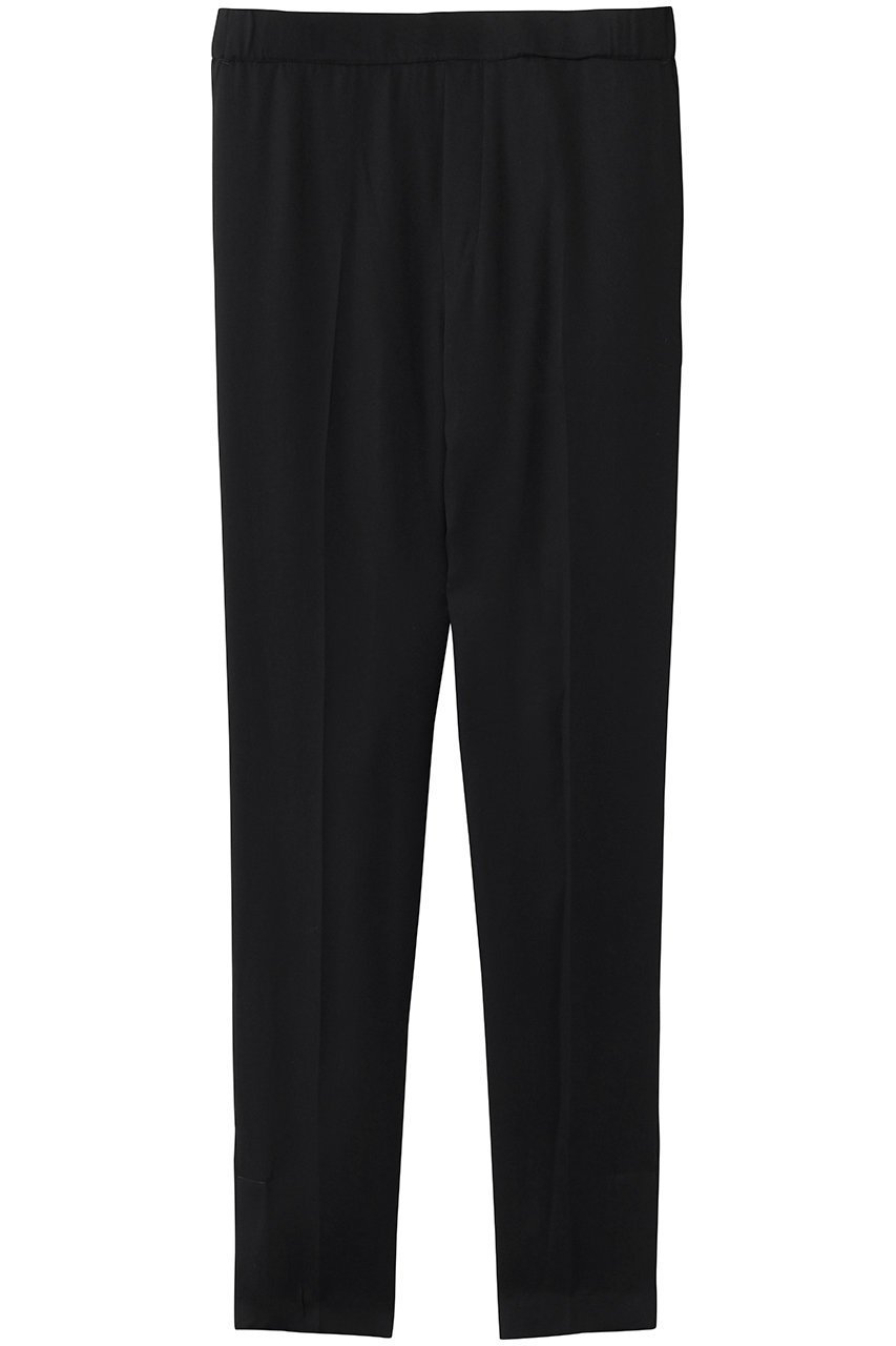 【プレインピープル/PLAIN PEOPLE】のキュプラサテンストレートパンツ インテリア・キッズ・メンズ・レディースファッション・服の通販 founy(ファウニー) 　ファッション　Fashion　レディースファッション　Fashion for Women　パンツ　Pants & Trousers　おすすめ　Recommended / Our Picks　ショート　Short, Short Length　ストレート　Straight, Straight Cut　ドレープ　Drape, Draping Fabric　ブラック|ID: prp329100004873759 ipo3291000000036352409