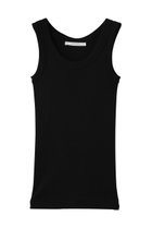 【プレインピープル/PLAIN PEOPLE】のギザコットンタンクトップ ブラック|ID: prp329100004873769 ipo3291000000036352483