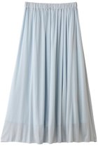 【プレインピープル/PLAIN PEOPLE】のシアーハイツイストフライスギャザースカート サックス|ID: prp329100004873771 ipo3291000000036599297