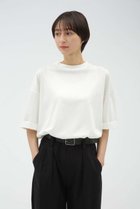 【マーガレットハウエル/MARGARET HOWELL】のLIGHT DENSE COTTON JERSEY 人気、トレンドファッション・服の通販 founy(ファニー) ファッション Fashion レディースファッション Fashion for Women トップス・カットソー Cut & Sew Tops シャツ・ブラウス・オフィスカジュアル Elegant Blouses & Button-Ups ロングTシャツ・Tシャツ Longline T-Shirts & Tees カットソー・ベーシックTシャツ Cut-and-Sewn Tops / Stretch Tees & Basics カットソー Cut and Sewn Top ショート Short, Short Length スリーブ Sleeve, Long Sleeve / Short Sleeve フォルム Silhouette, Form エレガント 上品 Elegant 夏 Summer 新作・新入荷 New Arrivals / New In thumbnail ホワイト|ID: prp329100004873780 ipo3291000000036352567