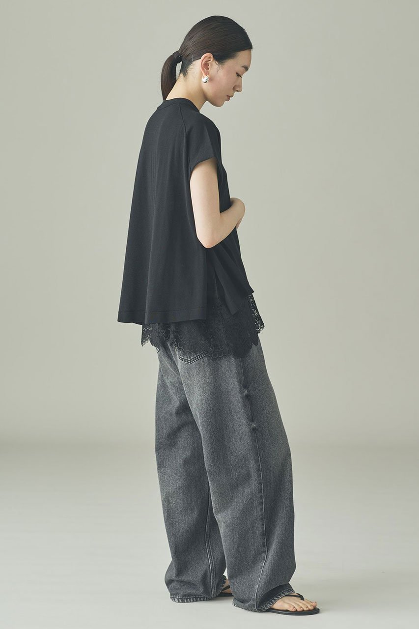 【カレンソロジー/Curensology】のレイヤードレースニットプルオーバー 人気、トレンドファッション・服の通販 founy(ファニー) 　ファッション　Fashion　レディースファッション　Fashion for Women　トップス・カットソー　Cut & Sew Tops　ニット　Knit Tops & Sweaters　カジュアルプルオーバー・ニットトップス　Pullovers & Knit Tops / Casual Pullovers　インナー　Innerwear　キャミソール　Camisole, Spaghetti Strap Top　サテン　Satin, Glossy Fabric　サマー　Summer, Summer Style　スリーブ　Sleeve, Long Sleeve / Short Sleeve　フレンチ　French, French Style　レース　Lace, Lace Fabric　ワイド　Wide, Wide Fit　夏　Summer　新作・新入荷　New Arrivals / New In　other-6|ID: prp329100004873789 ipo3291000000036352644