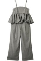【クラネ/CLANE】のPEPLUM LAYERED ALL IN ONE オールインワン 大人の最旬トレンドファッション＆コーディネート founy(ファウニー) ファッション Fashion レディースファッション Fashion for Women パンツ Pants & Trousers おすすめ Recommended / Our Picks インナー Innerwear ペプラム Peplum, Flared Hem thumbnail GRAY|ID: prp329100004873790 ipo3291000000036895458