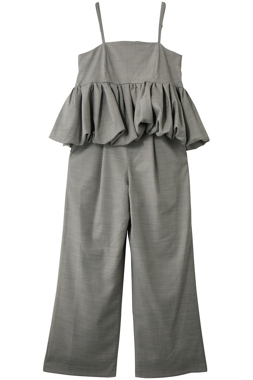【クラネ/CLANE】のPEPLUM LAYERED ALL IN ONE オールインワン インテリア・キッズ・メンズ・レディースファッション・服の通販 founy(ファニー) 　ファッション　Fashion　レディースファッション　Fashion for Women　パンツ　Pants & Trousers　おすすめ　Recommended / Our Picks　インナー　Innerwear　ペプラム　Peplum, Flared Hem　GRAY|ID: prp329100004873790 ipo3291000000036895458