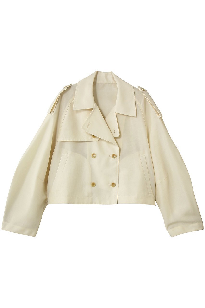 【クラネ/CLANE】のSHEER SHORT TRENCH JACKET ブルゾン 大人の最旬トレンドファッション＆コーディネート founy(ファウニー) 　ファッション　Fashion　レディースファッション　Fashion for Women　アウター　Coat / Outerwear Collection　レディースジャケット・軽アウター　Jackets　ブルゾンジャケット・スポーティアウター　Blouson Jackets　シアー　Sheer, See-Through　ショート　Short, Short Length　ジャケット　Jacket, Outerwear　トレンチ　Trench, Trench Coat　ブルゾン　Blouson, Bomber Jacket　 other-1|ID: prp329100004873792 ipo3291000000036873661