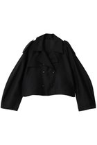 【クラネ/CLANE】のSHEER SHORT TRENCH JACKET ブルゾン BLACK|ID: prp329100004873792 ipo3291000000036873667